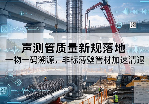 五华声测管质量新规落地，一物一码溯源，非标薄壁管材加速清退