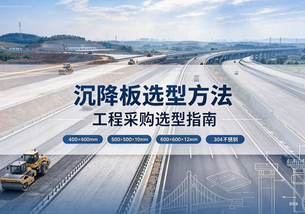 五华沉降板选择方法